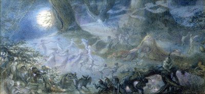 跳舞仙女（笔墨和纸上的wc） 作者 Richard Doyle